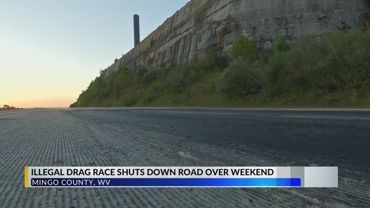 Sheriff: Illegal drag racing damaged Mingo County road - YouTube