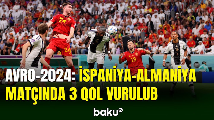 AVRO-2024 | İspaniya - Almaniya matçı