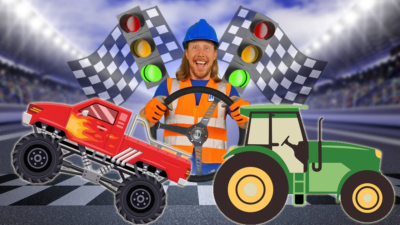 Trucks and Tractors Songs for Kids Music for Tddlers YouTube