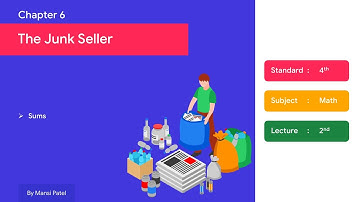 Chapter 6 | The Junk Seller | Sums | Math | Class 4 | NCERT