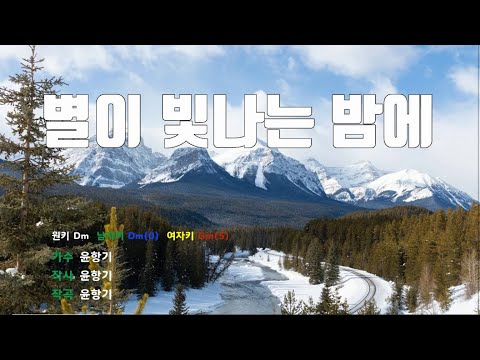 [은성 반주기] 별이빛나는밤에 - 윤항기