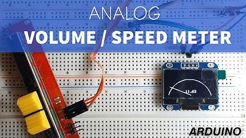 Analog Speed or Volume Meter with Arduino