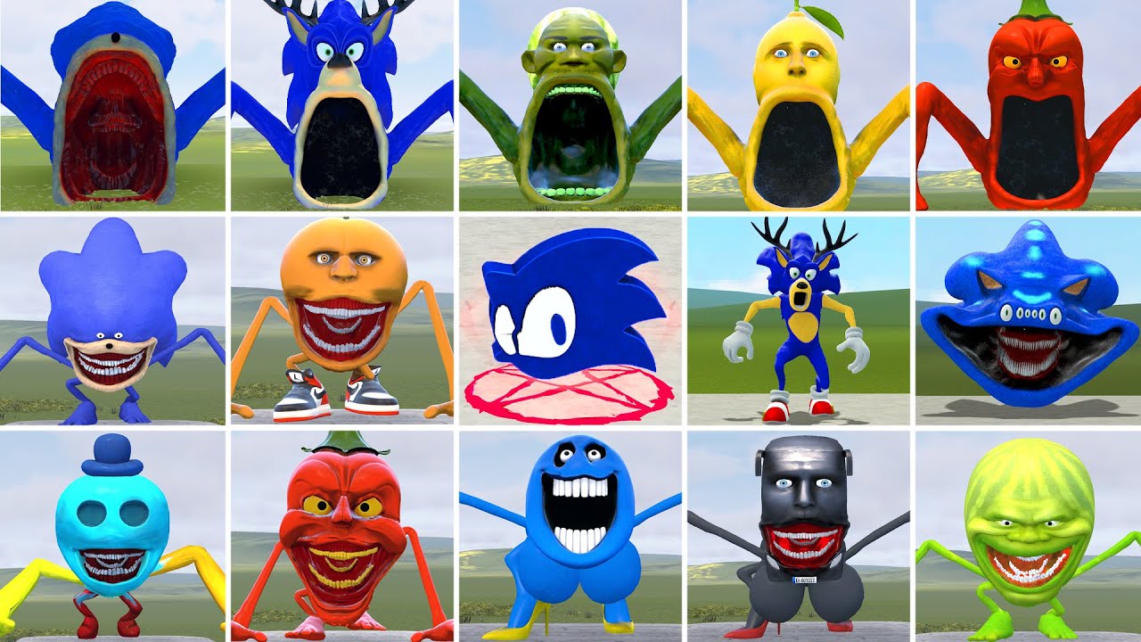 What Happens When SONIC TAPES KICK On SHIN SONIC AMY XXL TAPES LOVE In Garry's Mod!