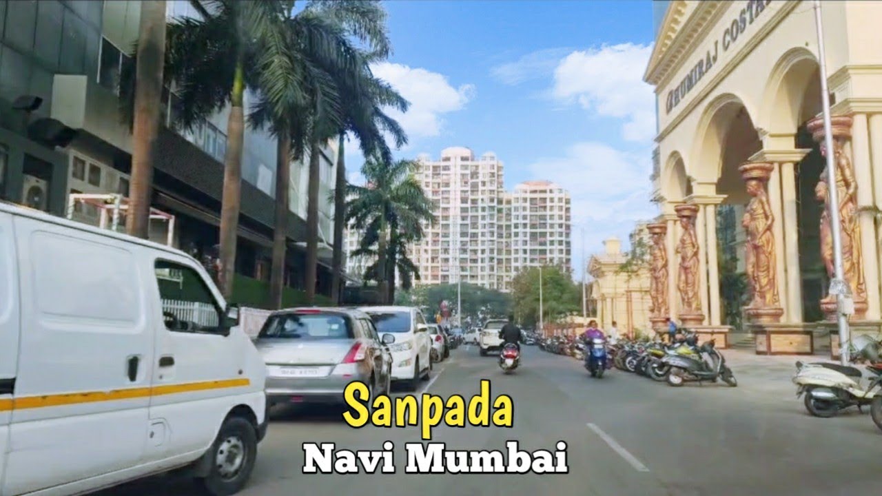 Sanpada | Navi Mumbai | Drive Through Navi Mumbai's Tallest Palm Beach Facing Buildings