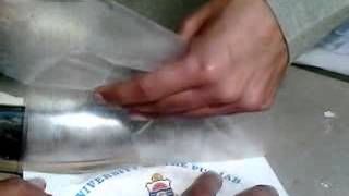 De lamination of a document 02