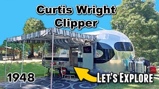 Full Tour of a 1948 Curtis Wright Clipper Vintage Trailer