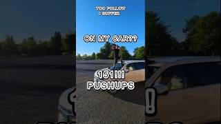 151 PUSHUP CHALLENGE; YOU FOLLOW, I SUFFER #pushups #pushupchallenge #followers #workout #suffering