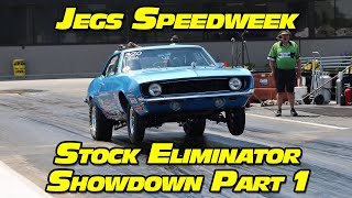 Stock Eliminator Showdown Round 1 NHRA Drag Racing Jegs Speedweek 2022