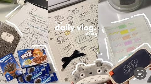 DAILY VLOG : Học tiếng hàn, unboxing, skincare 🎀