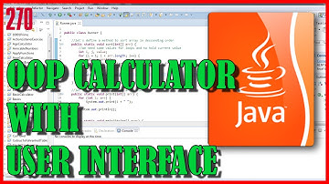 JAVA Simple OOP calculator with user interface (Swing)