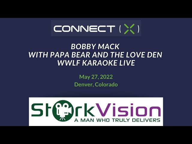 Bobby Mack with Papa Bear and the Love Den WWLF Karaoke Live