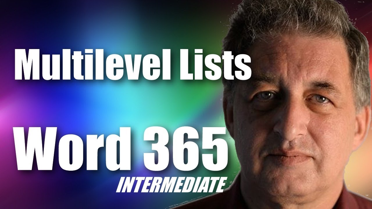 word multilevel list tutorial word multilevel list tutorial