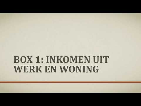 Belasting Box 1: Inkomen uit Werk en Woning