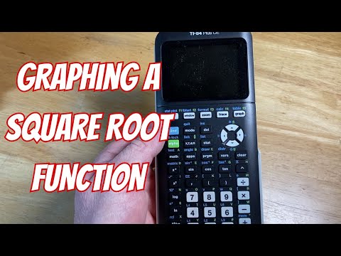 How to Graph a Square Root Function in the TI-84 Plus CE Calculator