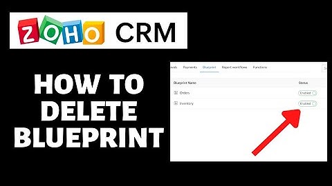 How To Delete Blueprint on Zoho CRM | Zoho CRM Tutorial