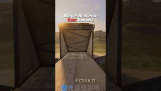 Easy Meta Roof Bunker In Rust #rust #rustconsole #gaming