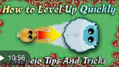 Mope.io tips and tricks to level up fast 2021