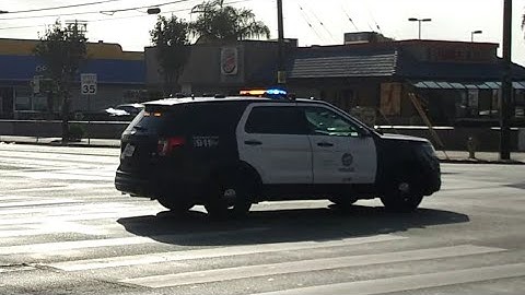LAPD 77th Unit Responding