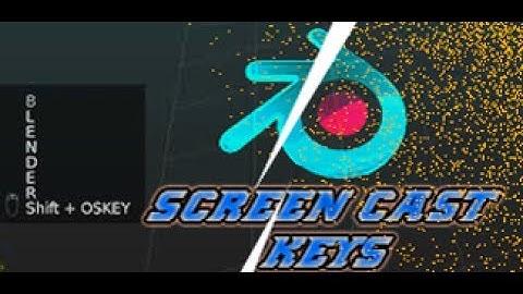 BLENDER tutorial for SCREEN CASTING KEYS -BLENDER add-ons