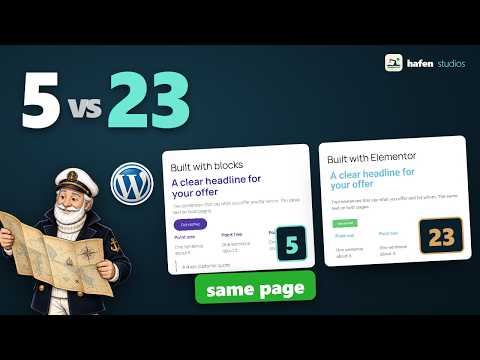 Elementor vs Block Editor (2026): Same Page Built Twice, Measured