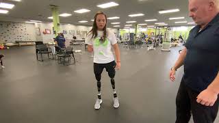 Ryanne, Bilateral AK Amputee - Patterson Propulsion Socket PPS Prosthesis