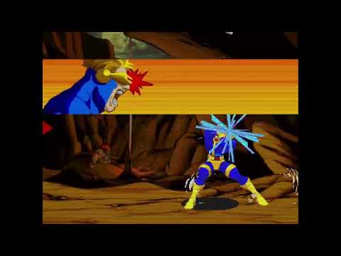 X-Men vs. Street Fighter - Wolverine, Storm vs. Akuma, Cyclops