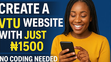 Create a VTU Website with Just ₦1500 | No Coding Needed (Under 30 Mins!)     PART 1