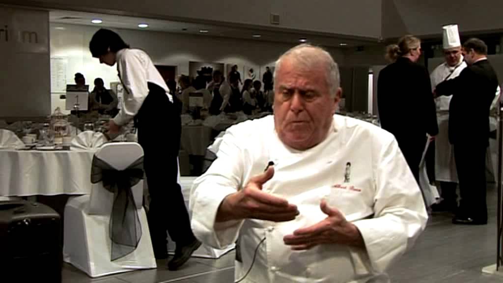 Albert Roux works with the Grimsby Institute's Learners
