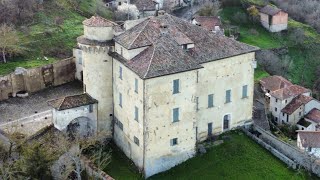 Castello di Borgo Adorno, Borgo Adorno. Alessandria, Piemonte, Italia, Europa
