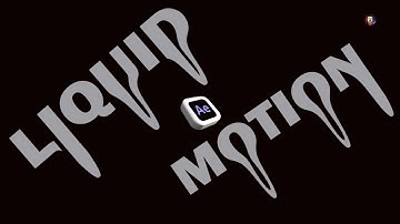 Dripping Liquid Text Tutorial in After Effects | Drip Effect