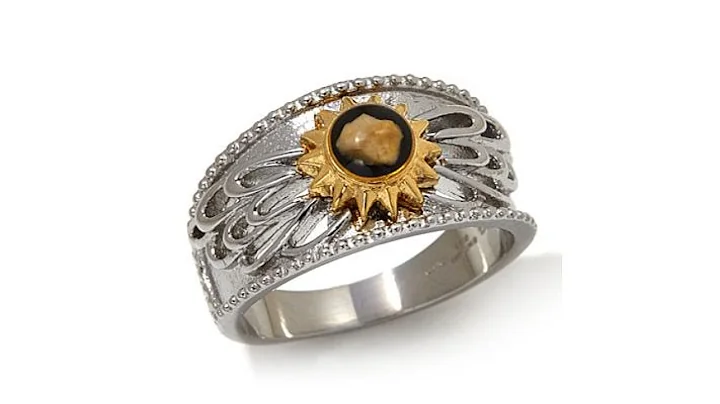 Michael Anthony Jewelry Nativity Stone "Wing" Ring