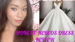 Hebeos wedding dress/ gown review ...