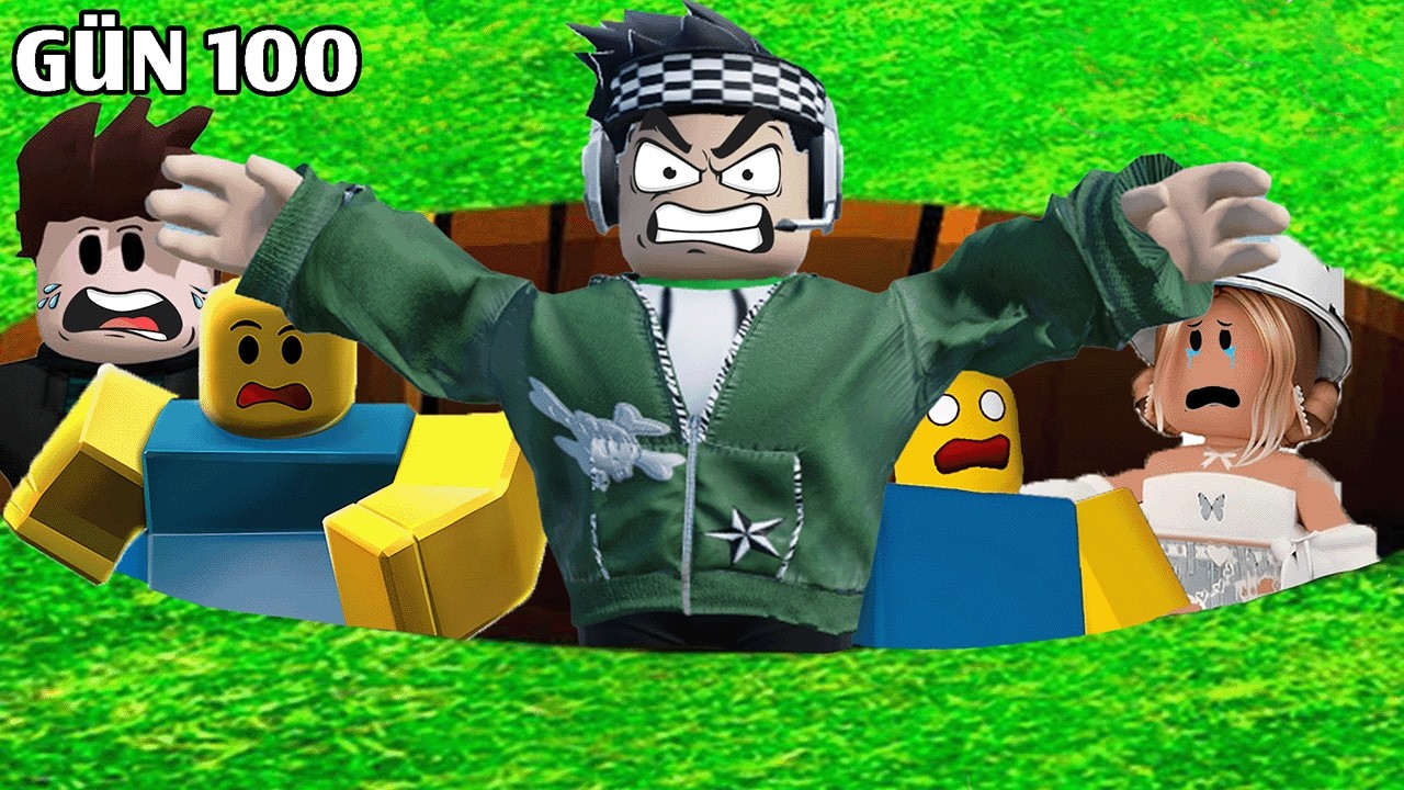 100 KİŞİ DAİREDEN SON ÇIKAN KAZANIR! - Roblox