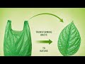 Turn Waste Plastic Bag Into Green Leaf 🍃#diy #leaf #plasticbag #useful