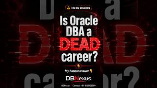 Is Oracle DBA a DEAD Career in 2026? 💀 #oracledba #oracle26ai