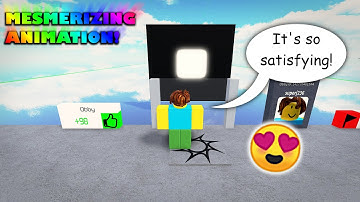 How to Make a Mesmerizing and Satisfying Animation in Obby Creator! | Roblox | SuperJ
