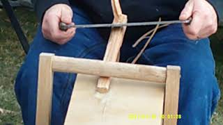 making timber frame pegs quickly part 2