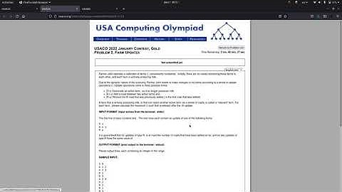 USACO 2022 January contest -- promoting to platinum