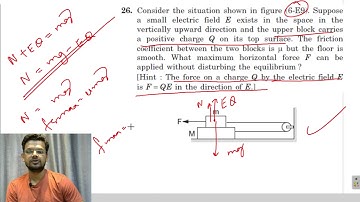 HC Verma chapter 6 friction exercise question 26 solution