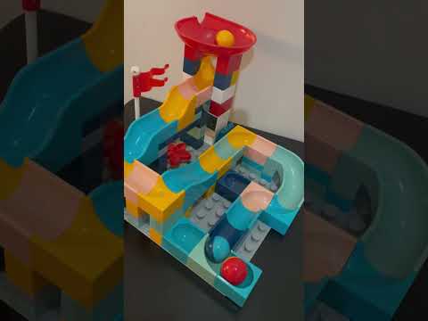 Marble Run Race - Drop Slide and Bump ASMR