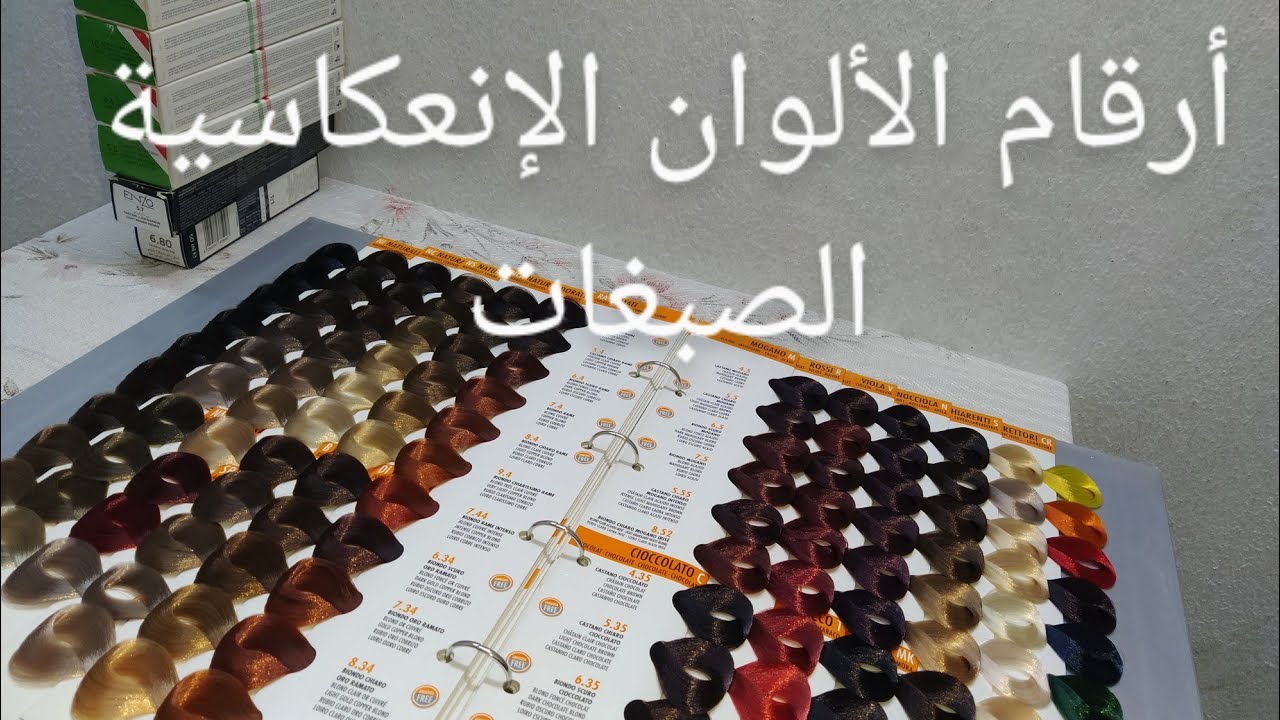 الدرس الثاني#الألوان الإنعكاسية #بعالم الصبغات والألوان2021