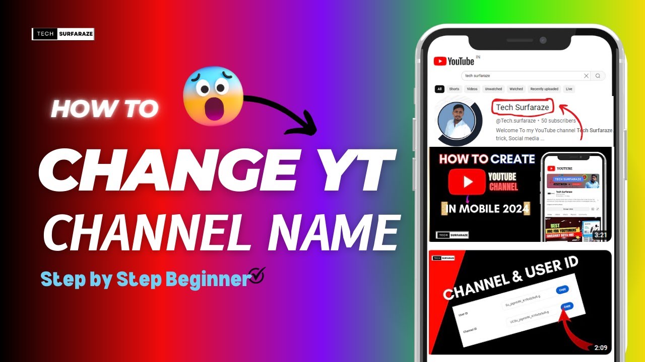 How to Change Youtube Channel Name - step by step Guide - YouTube