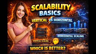 Vertical vs Horizontal Scaling 🚀 | Scalability Basics for System Design Interviews