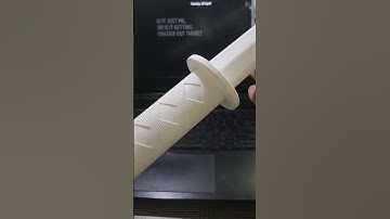 3D Printed Collapsing Katana #3dprinting #3dprinted #bambulab