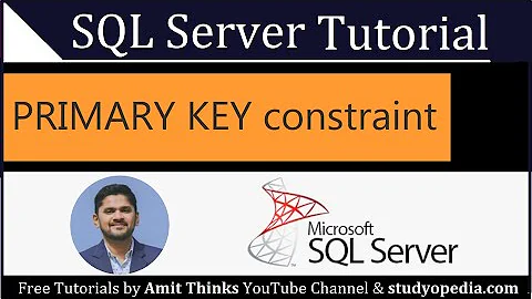 SQL PRIMARY KEY Constraint | SQL Server Tutorial for Beginners