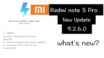 Redmi note 5 Pro New Update 9.2.6.0