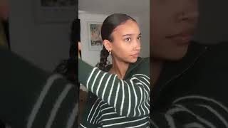 The Perfect Slick-Back Hair Tutorial 🥥✨ #palmers #hairtutorial #naturalhaircare