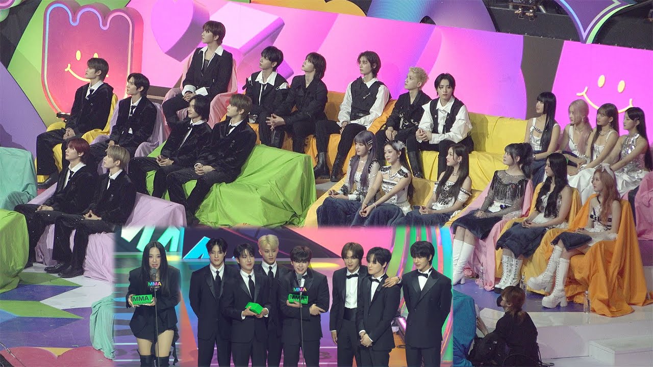 2023 MMA 베스트 솔로(여) 이영지/베스트 그룹(남) NCT DREAM 수상 리액션 직캠