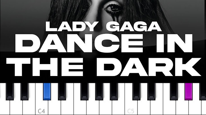Dance in the Dark Piano version - Piano performance video thumbnail