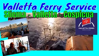 Valletts Ferry Service, Sliema – Valletta – Cospicua Plus A Subscriber Meet Up ! MALTA
